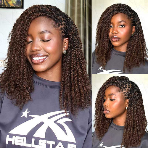 qvr afro kinky bulk ombre brown for dreadlocks twists buy now