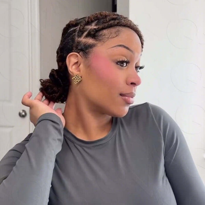 vibrant afro kinky hair extensions with natural tones