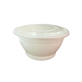 38 oz White Microwaveable Plastic Bowl