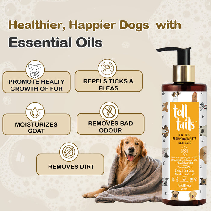 5 IN 1 DOG SHAMPOO COMPLETE COAT CARE