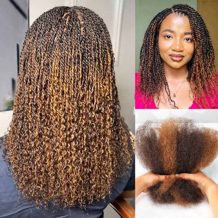 qvr afro kinky natural hair ombre for 4c hair everyday protective look