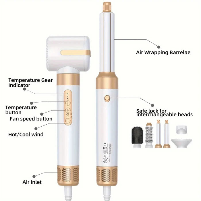 7 In 1 Hair Dryer Brush Brushless