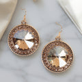 93626 - Crystal Earrings - Gold