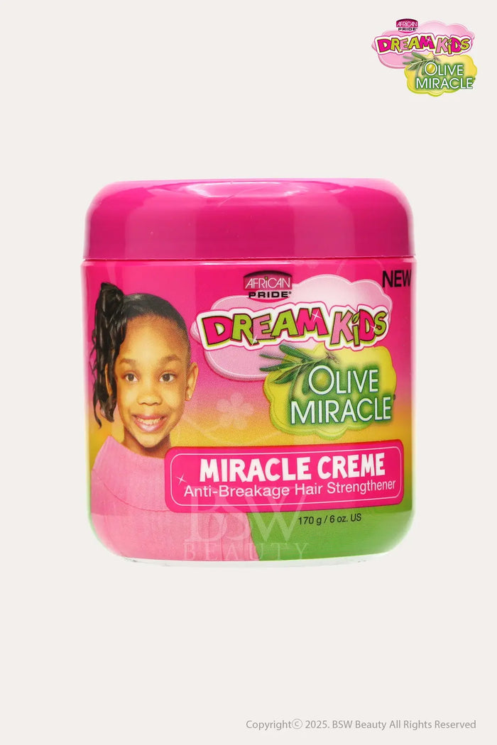 AFRICAN PRIDE DREAM KIDS OLIVE MIRACLE ANTI-BREAKAGE HAIR STRENGTHENER MIRACLE CREME 6oz - BSW BEAUTY CANADA