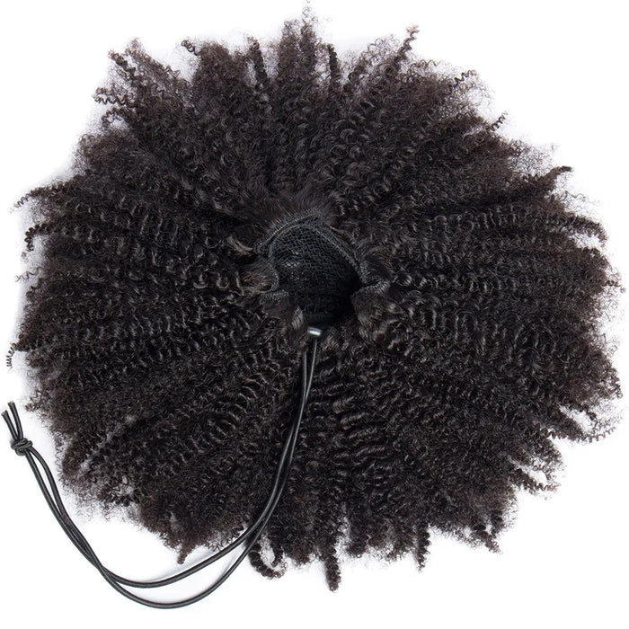 Afro Kinky Curly Clip In Ponytail Extensions