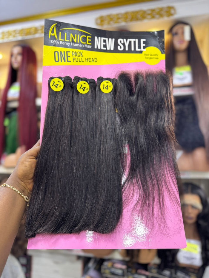 All Nice DD Staight + Closure