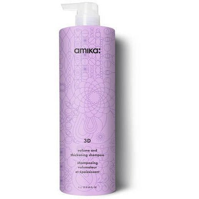 Amika 3D Volume and Thickening Shampoo 33.8oz - Amika | Available at Studio 360 Salon, Chatham, NJ