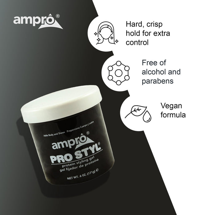 Ampro Pro Styl®| PROTEIN STYLING GEL | REGULAR HOLD