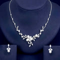 Wedding Jewelry - Freshwater Pearl and Cubic Zirconia Bridal Jewelry Set - Available in Silver, Rose Gold and Yellow Gold