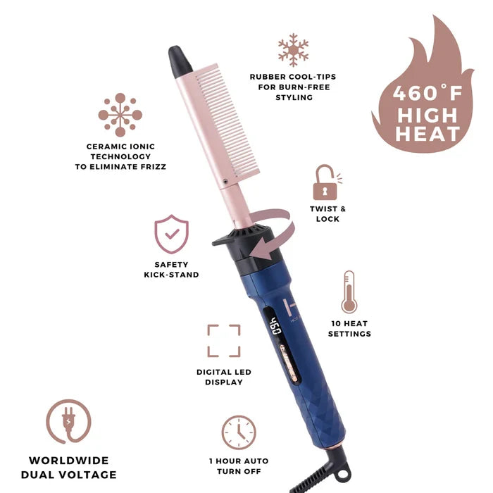 ANNIE Hot & Hotter 4 in 1 Ceramic lonic Digital Interchangeable Hair Styler