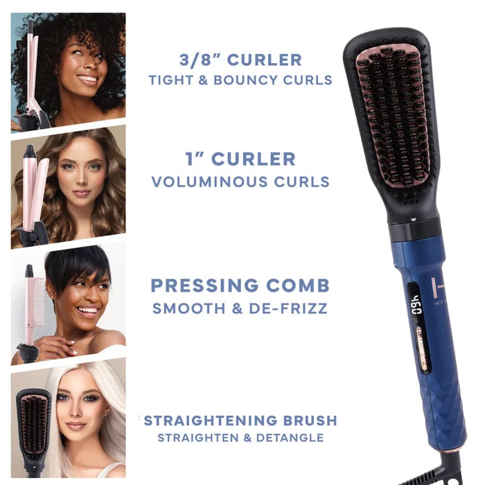 ANNIE Hot & Hotter 4 in 1 Ceramic lonic Digital Interchangeable Hair Styler