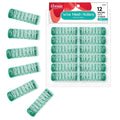 Annie Wire Mesh Hair Rollers 7/8 Inch Medium, 12 Count, Green