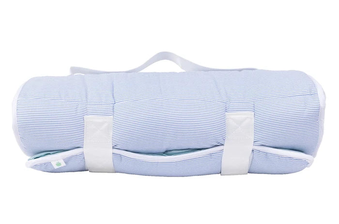 Apple of my Isla Navy Stripe Nap Mat
