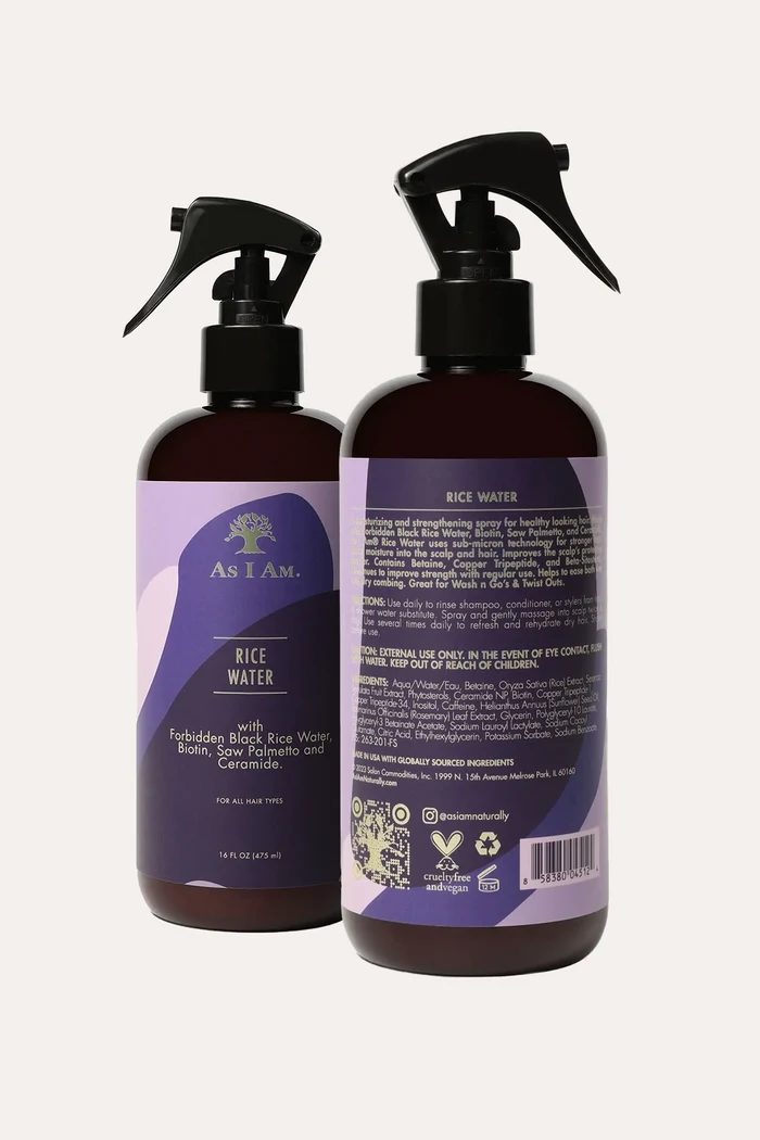 AS I AM RICE WATER SPRAY 16oz