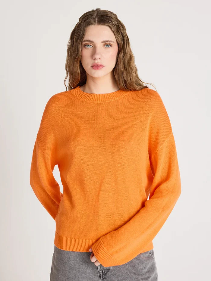 AVERY COTTON KNIT SWEATER | Clementine - Darling & Domain