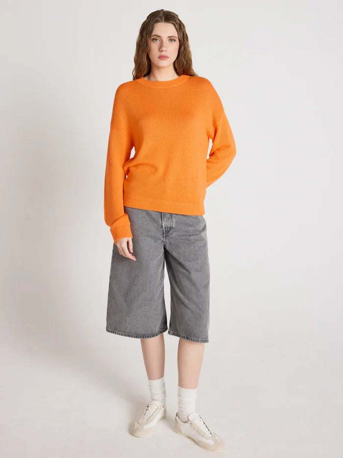 AVERY COTTON KNIT SWEATER | Clementine - Darling & Domain