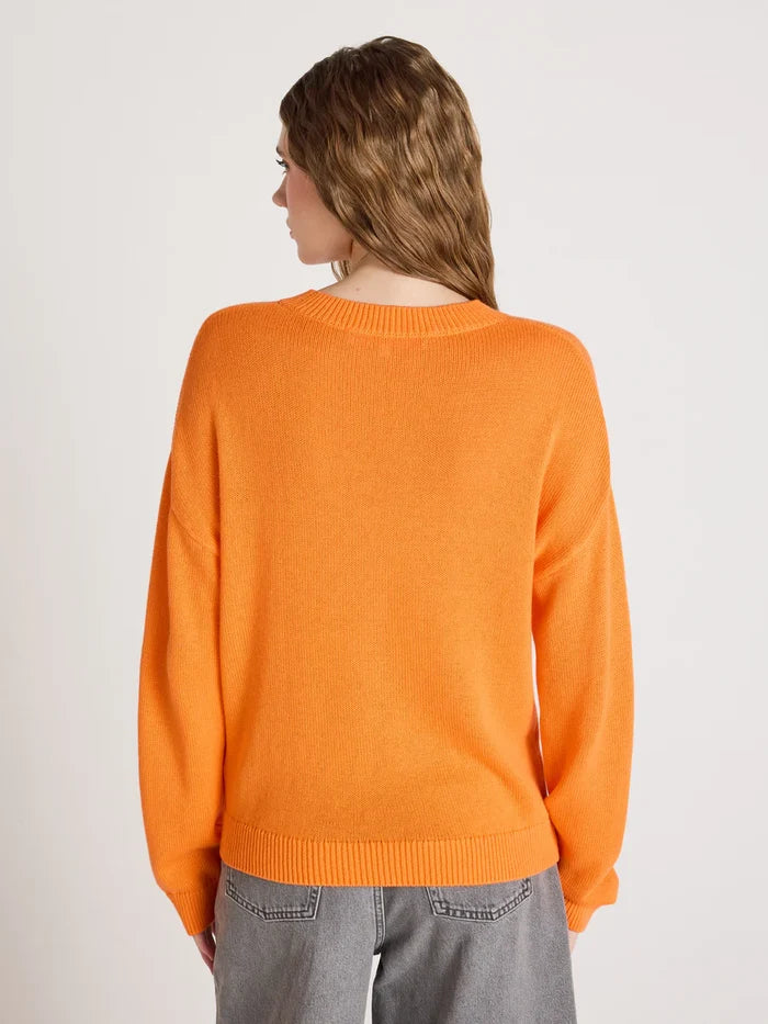 AVERY COTTON KNIT SWEATER | Clementine - Darling & Domain