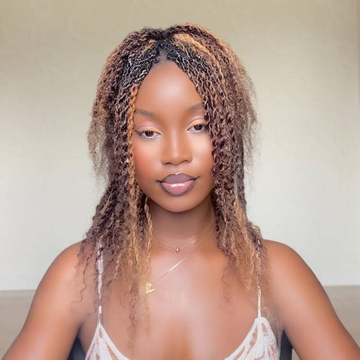B3G1| QVR Afro Kinky Bulk Three Colors #4/30/27 Human Hair