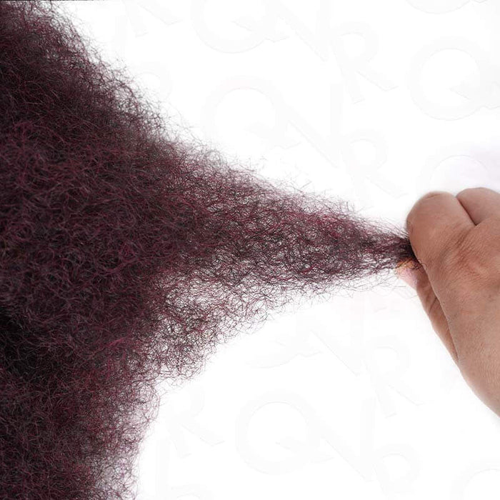 1b/99j afro kinky bulk human hair for braiding locs
