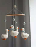 Gamcha - Baby Decoration Mobile - Geese - Blue