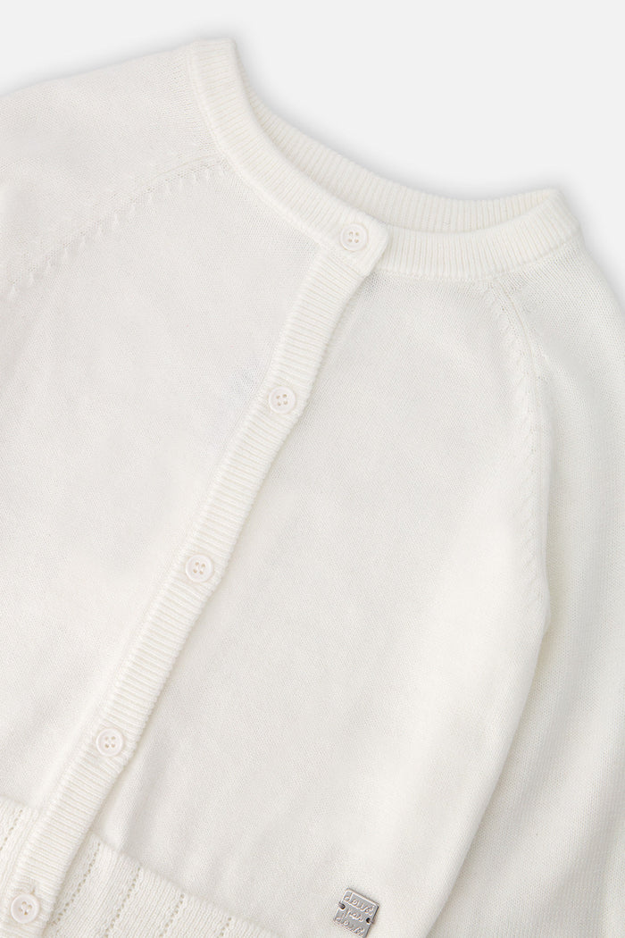 Baby Knit Cardigan Off-White-2