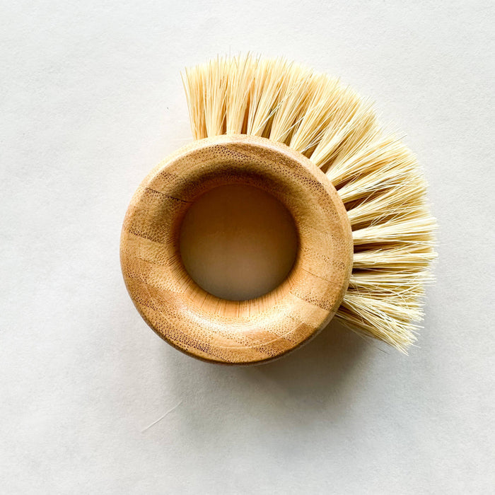 Bamboo Vegetable Brush - Sisal & Palm Bristles - Magnolia Lane co. Home + Garden + Gift