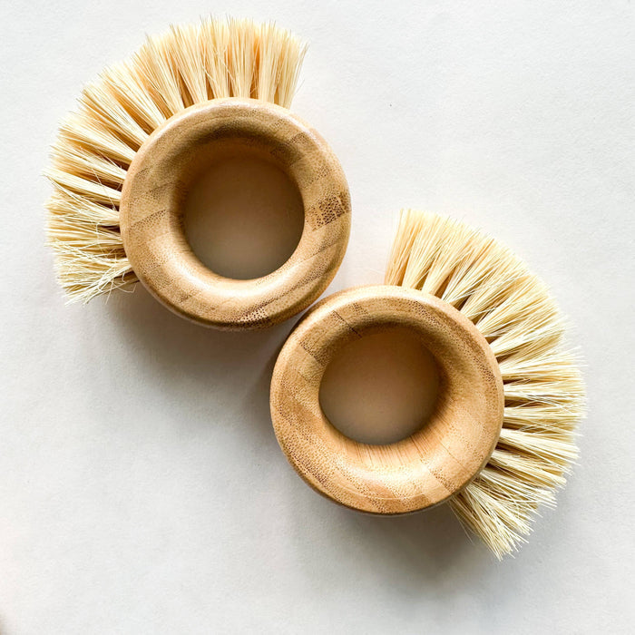 Bamboo Vegetable Brush - Sisal & Palm Bristles - Magnolia Lane co. Home + Garden + Gift