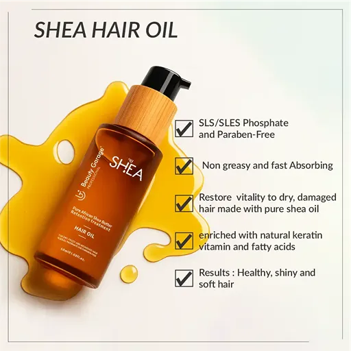 Beauty Garage Shea Retention Hair oil 50ml