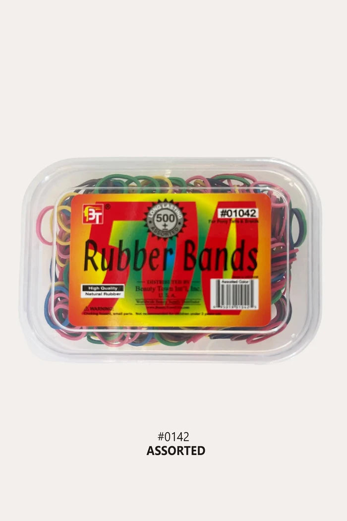 BEAUTY TOWN 500 RUBBER BANDS BEAUTY TOWN