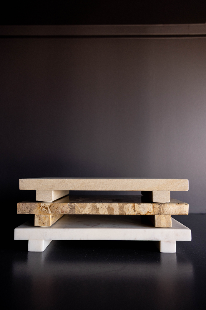 Beige Sandstone Trivet Riser - Magnolia Lane co. Home + Garden + Gift