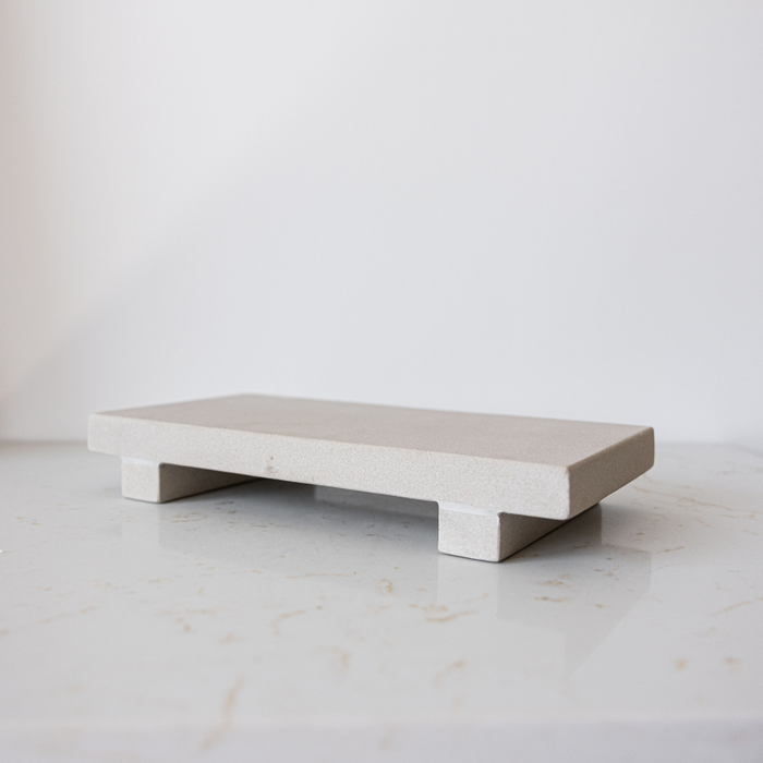 Beige Sandstone Trivet Riser - Magnolia Lane co. Home + Garden + Gift