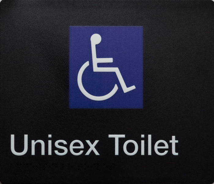 BEST BUY DT Accessible Toilet Sign Braille