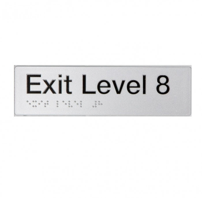 BEST BUY EL8 Exit Sign Level 8 Braille