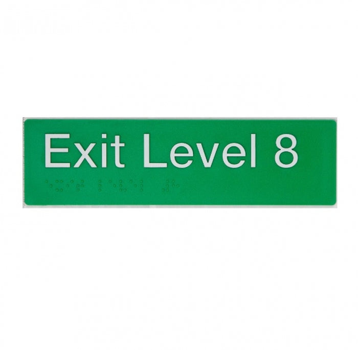 BEST BUY EL8 Exit Sign Level 8 Braille