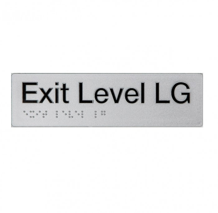 BEST BUY ELG Exit Sign Lower Ground Floor Braille