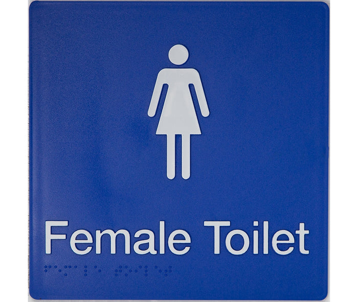 BEST BUY FT Female Toilet Sign Braille