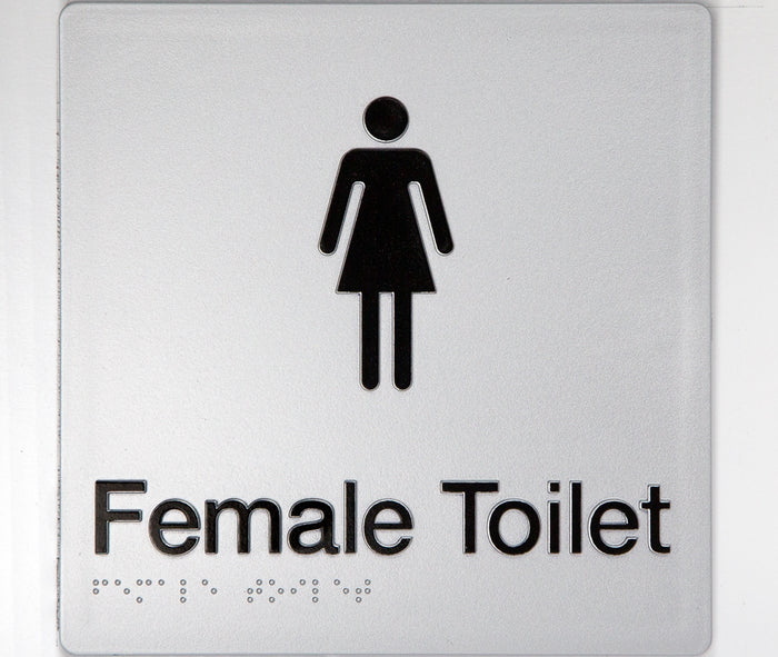 BEST BUY FT Female Toilet Sign Braille