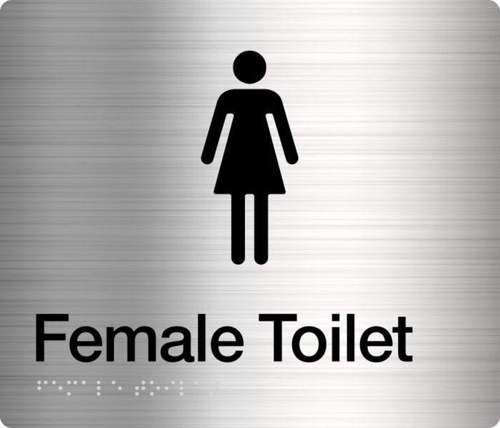 BEST BUY FT Female Toilet Sign Braille