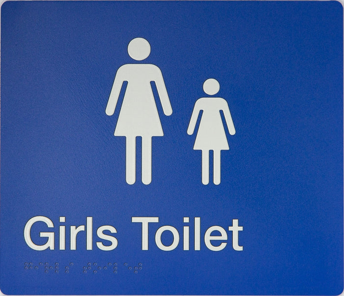 BEST BUY GT Girls Toilet Sign Braille