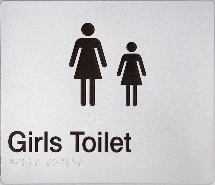 BEST BUY GT Girls Toilet Sign Braille
