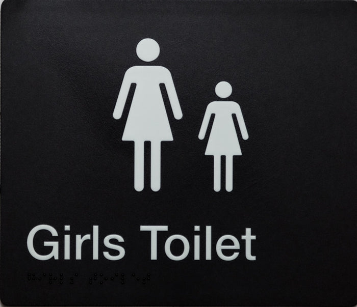 BEST BUY GT Girls Toilet Sign Braille