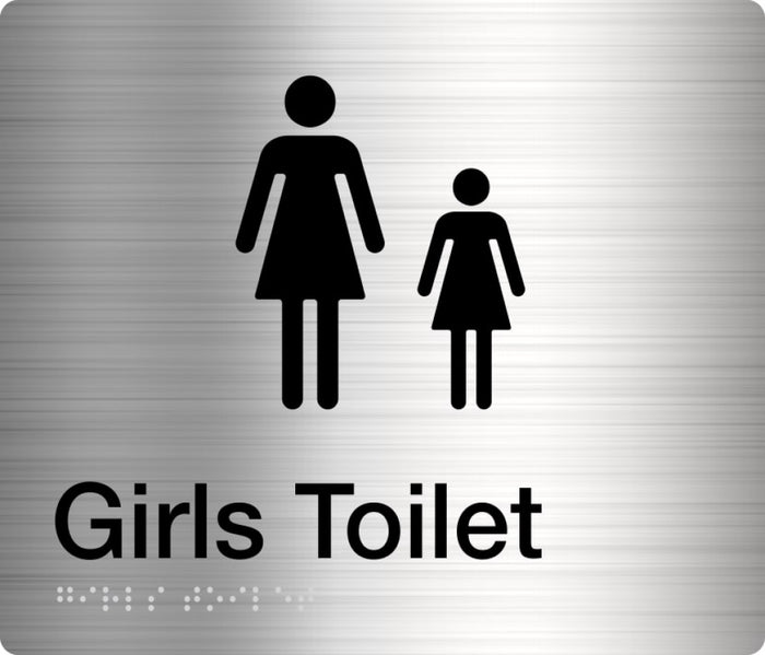 BEST BUY GT Girls Toilet Sign Braille
