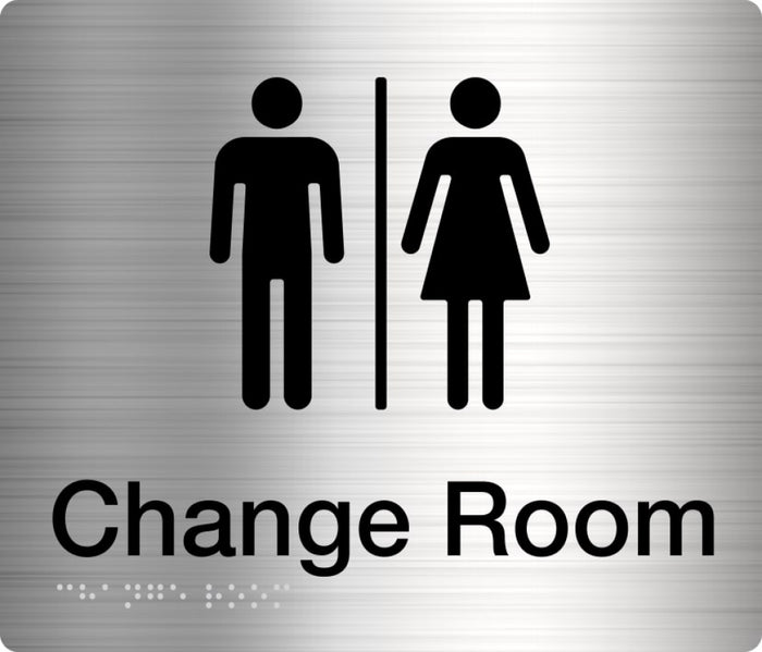 BEST BUY MFCR Unisex Change Room Sign Braille