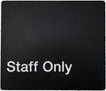 BEST BUY Staff Only Sign Braille