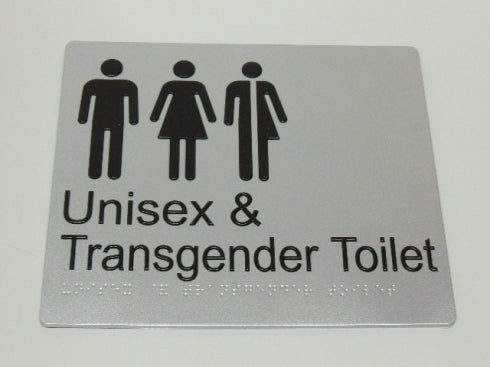 BEST BUY Transgender Unisex Toilet Sign Braille