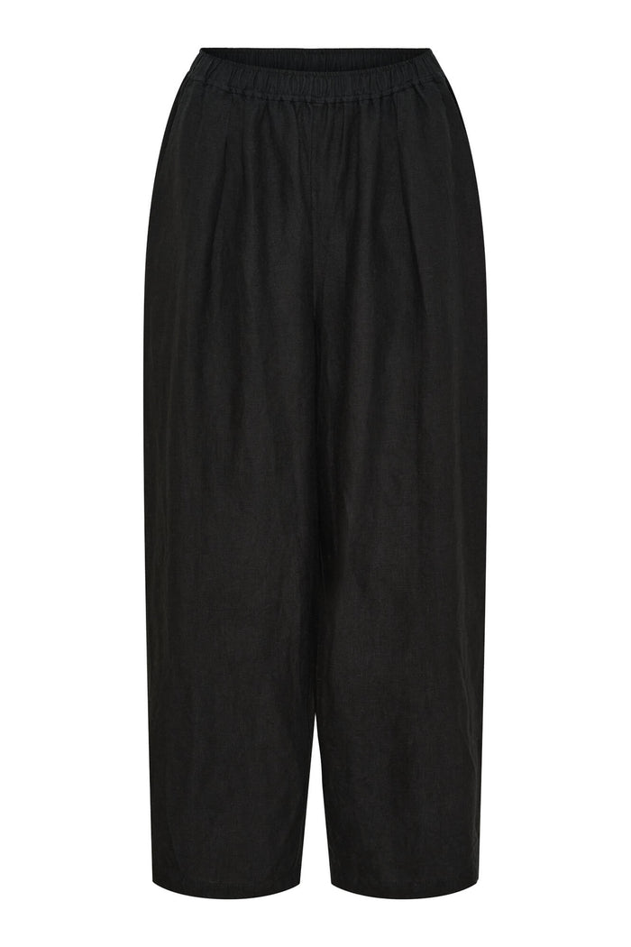 BILLIE BARREL PANT in Black by Annie Mi