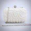 Wedding Handbags - Ivory Pearl Bridal Handbag Clutch