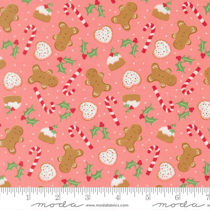 Blush- Gingerbread- Merrily on High- Fat Quarter