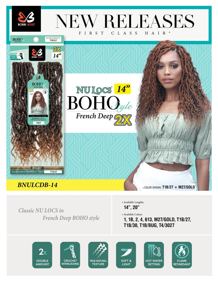 Bobbi Boss Nu Locs French Deep Boho Style 14" 2x Pack