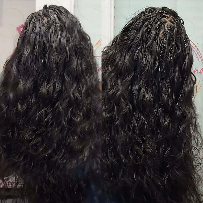 voluminous body wave bulk human hair extensions